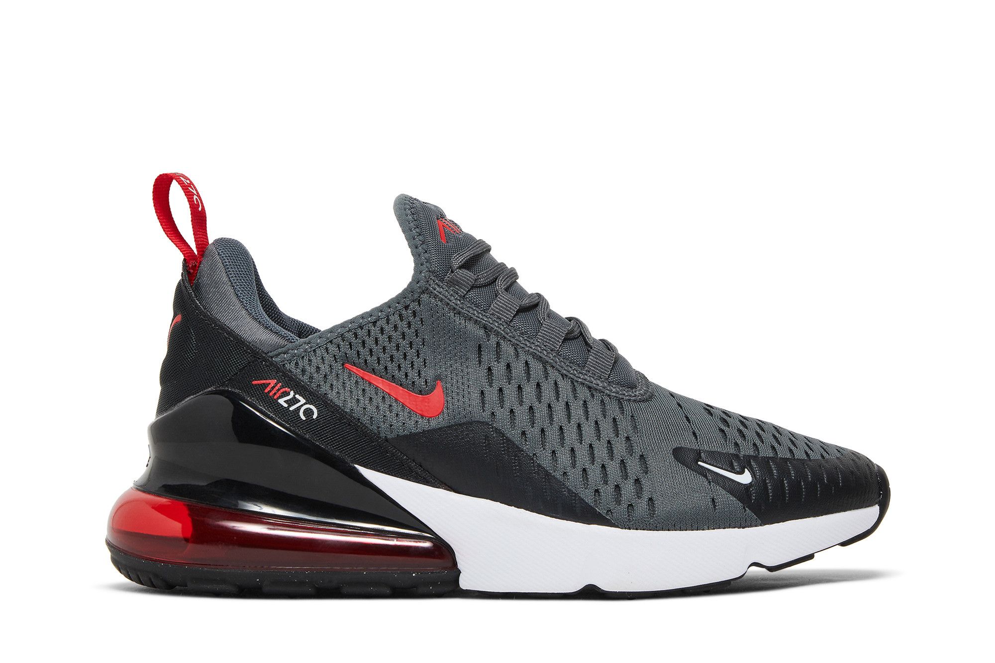 Nike 270 red and sales grey