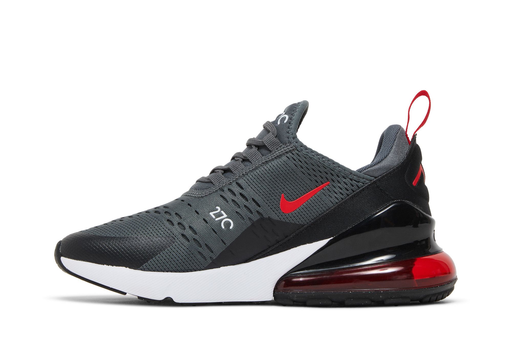 スニーカー Nike Air Max 270 React Black Iron Grey University Red Size 11 - Nike Air Max 270 React Black/Iron Gray/University