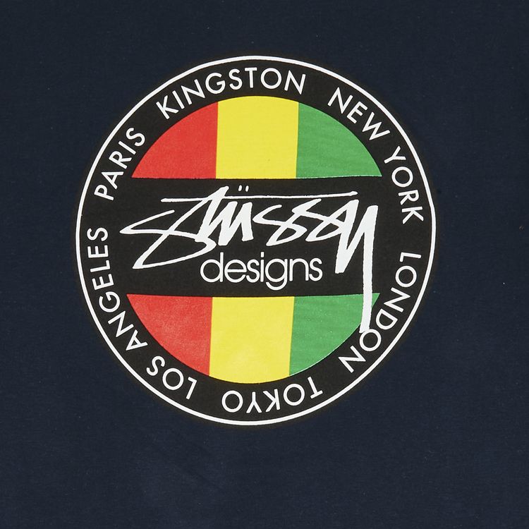 Stussy Kingston Dot Tee Navy