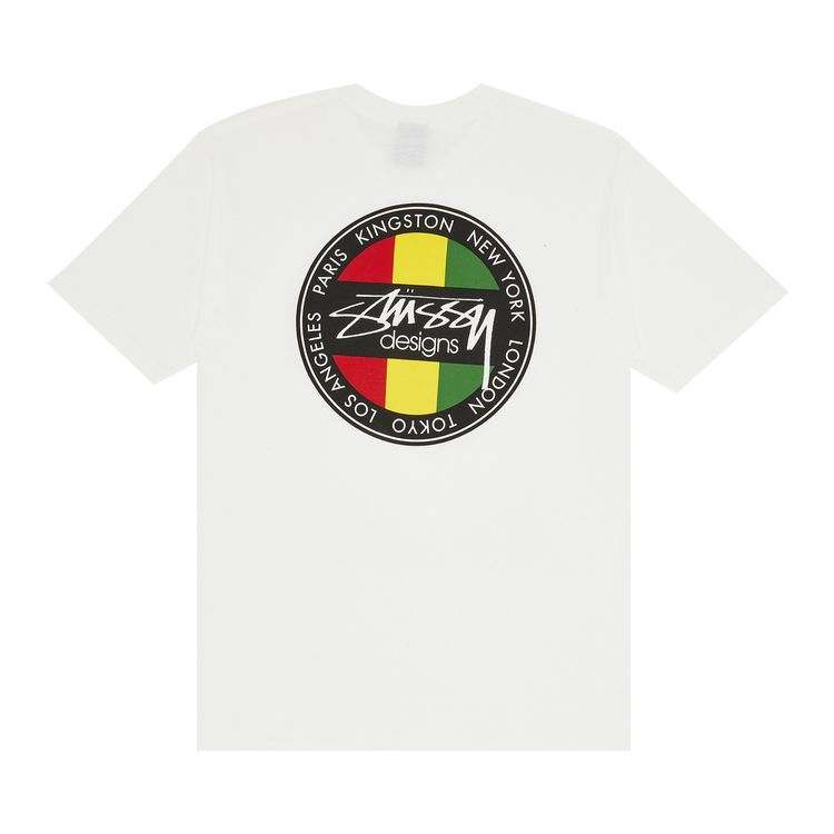 Stussy Kingston Dot Tee White