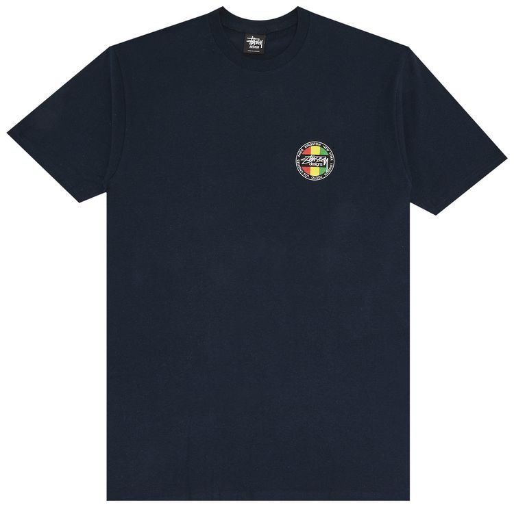 Stussy Kingston Dot Tee Navy