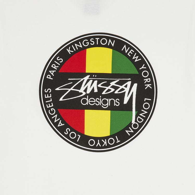 Stussy Kingston Dot Tee White