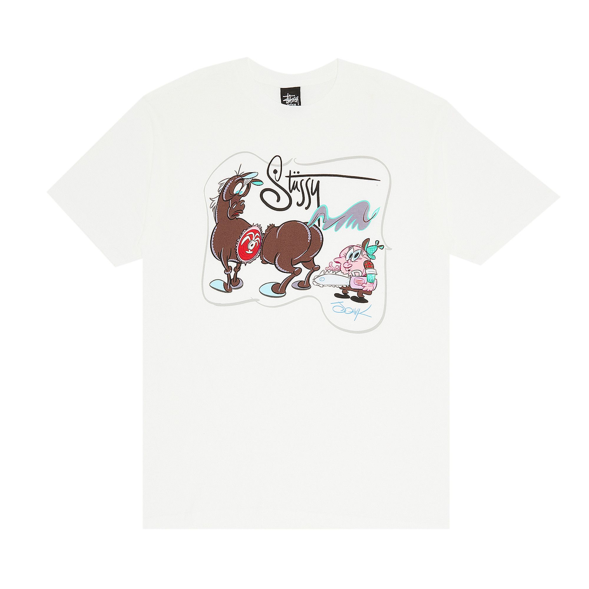 Buy Stussy John K Horse Tee 'White' - 0535 100000103JKHT WHIT | GOAT