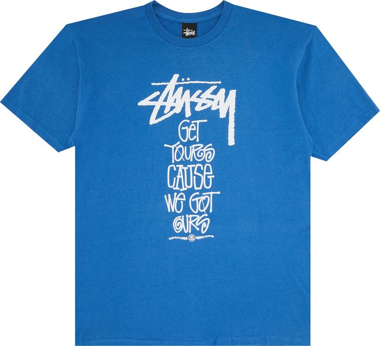 Stussy Get Yours Tee 'Royal Blue'