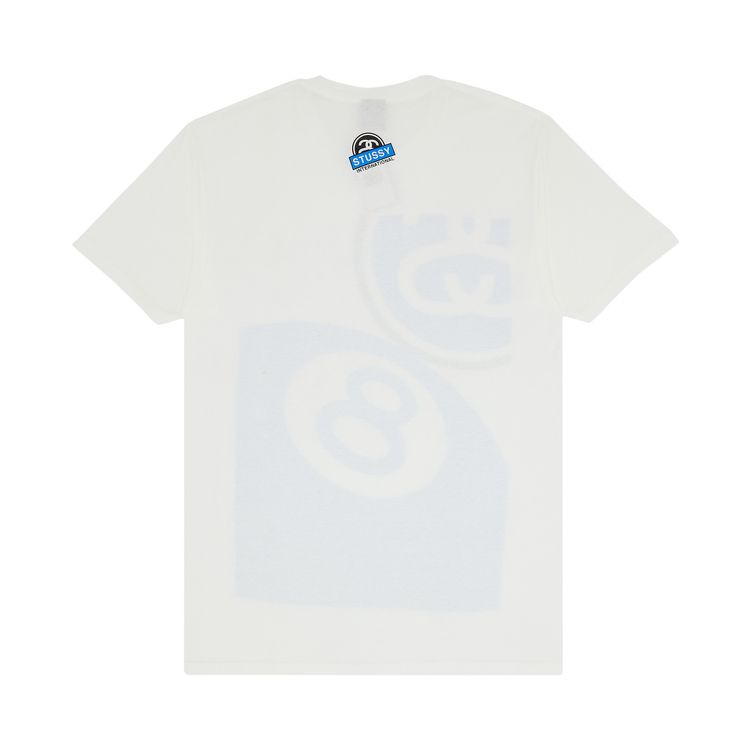 Stussy Big 8 Ball Link Tee White
