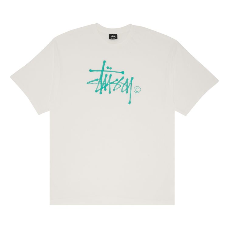 Stussy Water Stock Tee White