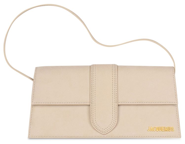 Jacquemus La Bambino Long Shoulder Bag Dark Beige