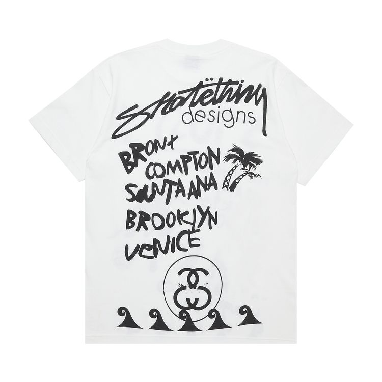 Stussy Gear Wave World Tour Tee White