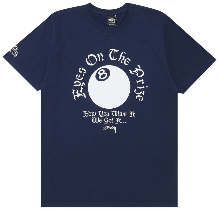 Stussy Eyes On The Prize Tee Navy