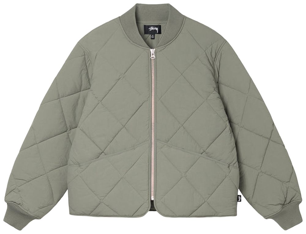 Buy Stussy Dice Quilted Liner Jacket 'Olive' 115652 OLIV GOAT
