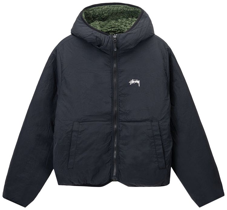 Stussy Sherpa Jacket Olive