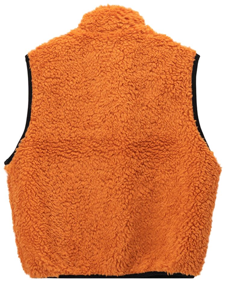 Stussy Sherpa Vest Orange
