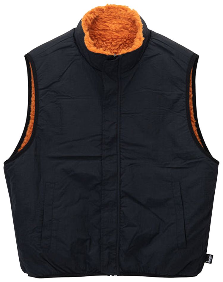 Stussy Sherpa Vest Orange