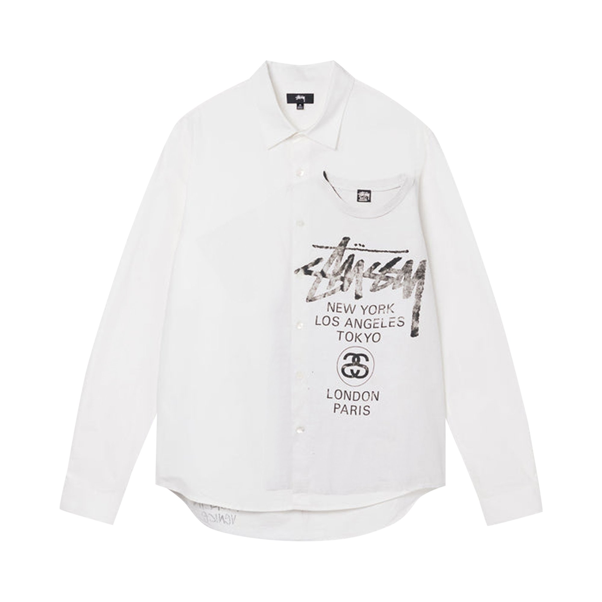 Stussy World Tour Shirt 'White'