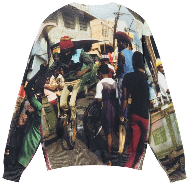 Stussy Peter Tosh Print Sweater Multicolor