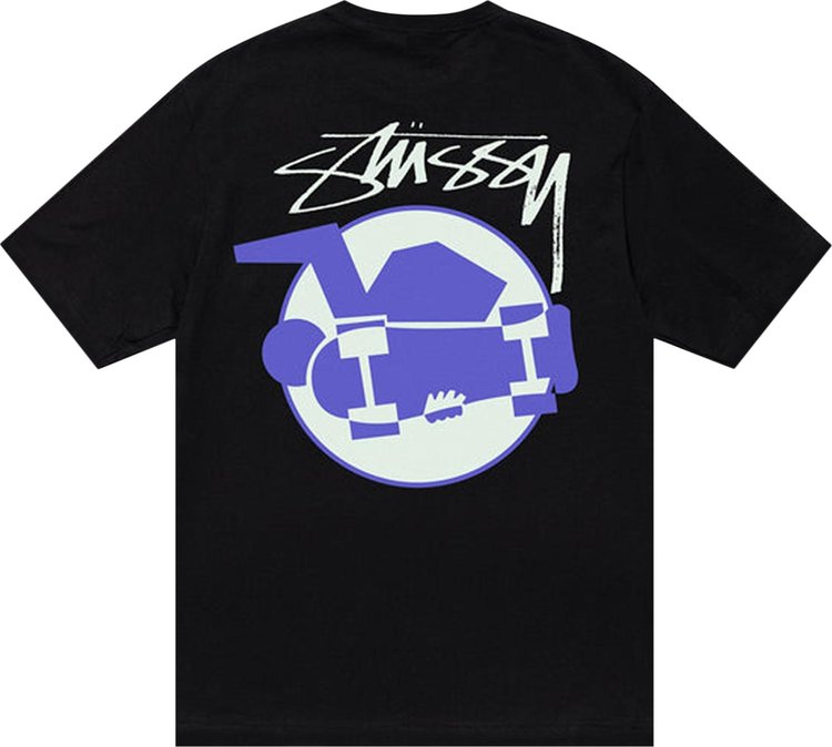 Stussy Skateman Tee Black