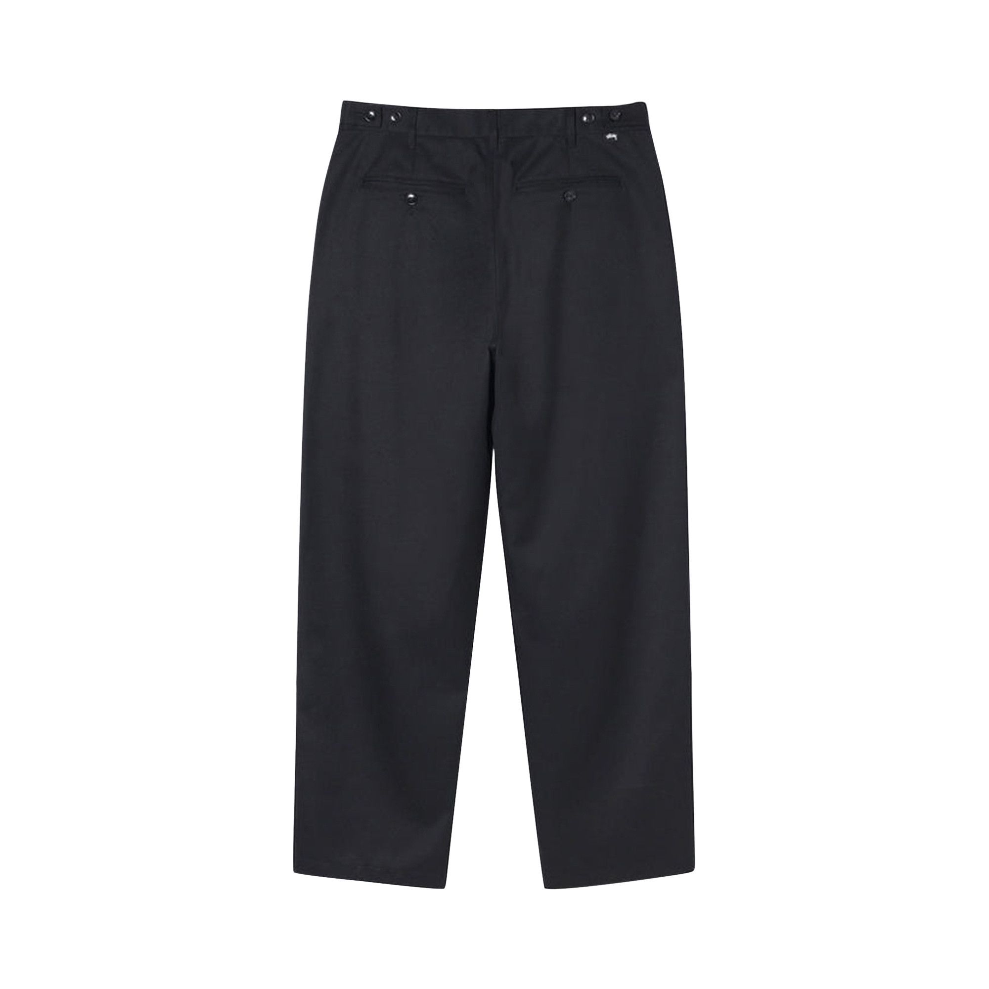 STUSSY VOLUME PLEATED SHORT STRIPE 黒 32 ☆送料・関税込☆STUSSY☆VOLUME PLEATED SHORT STRIPE