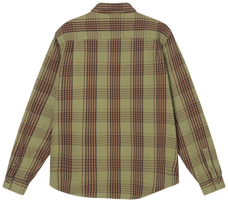 Stussy Laguna Plaid Shirt Olive