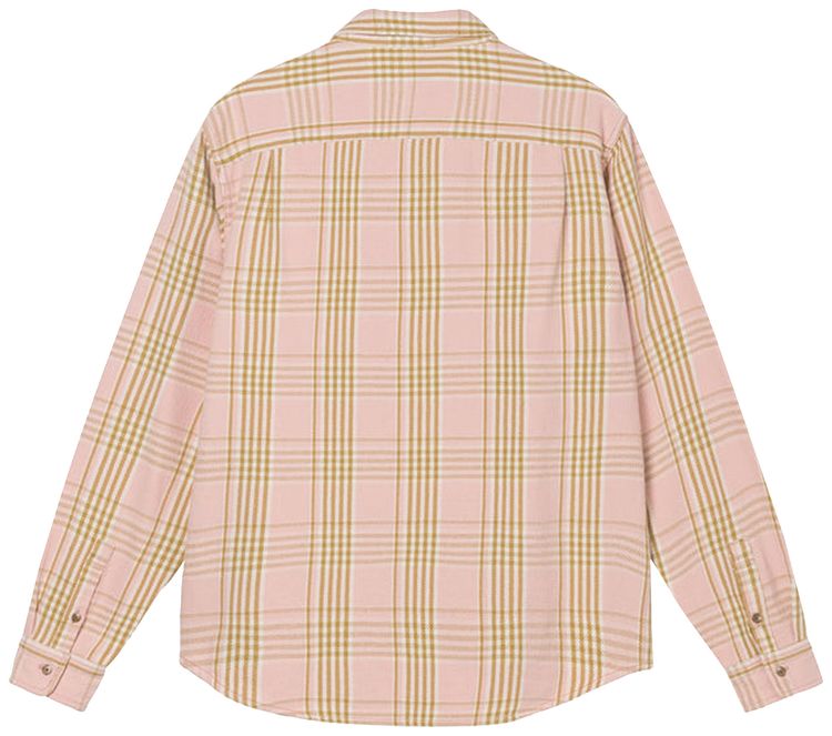 Stussy Laguna Plaid Shirt Pink