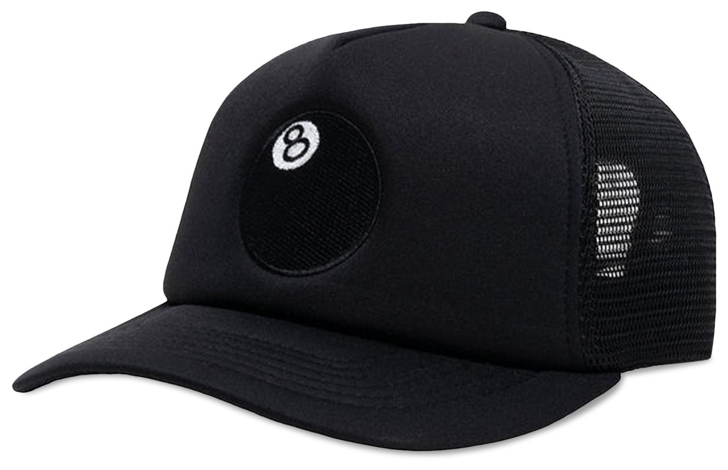 Buy Stussy 8 Ball Trucker Cap 'Black' 1311089 BLAC GOAT