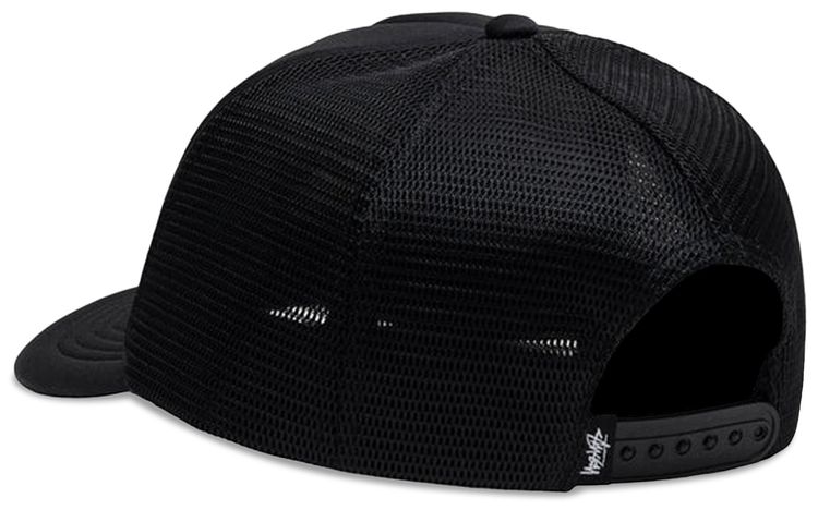 Stussy 8 Ball Trucker Cap Black