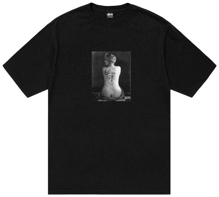 Stussy Le Violon Pigment Dyed Tee Black