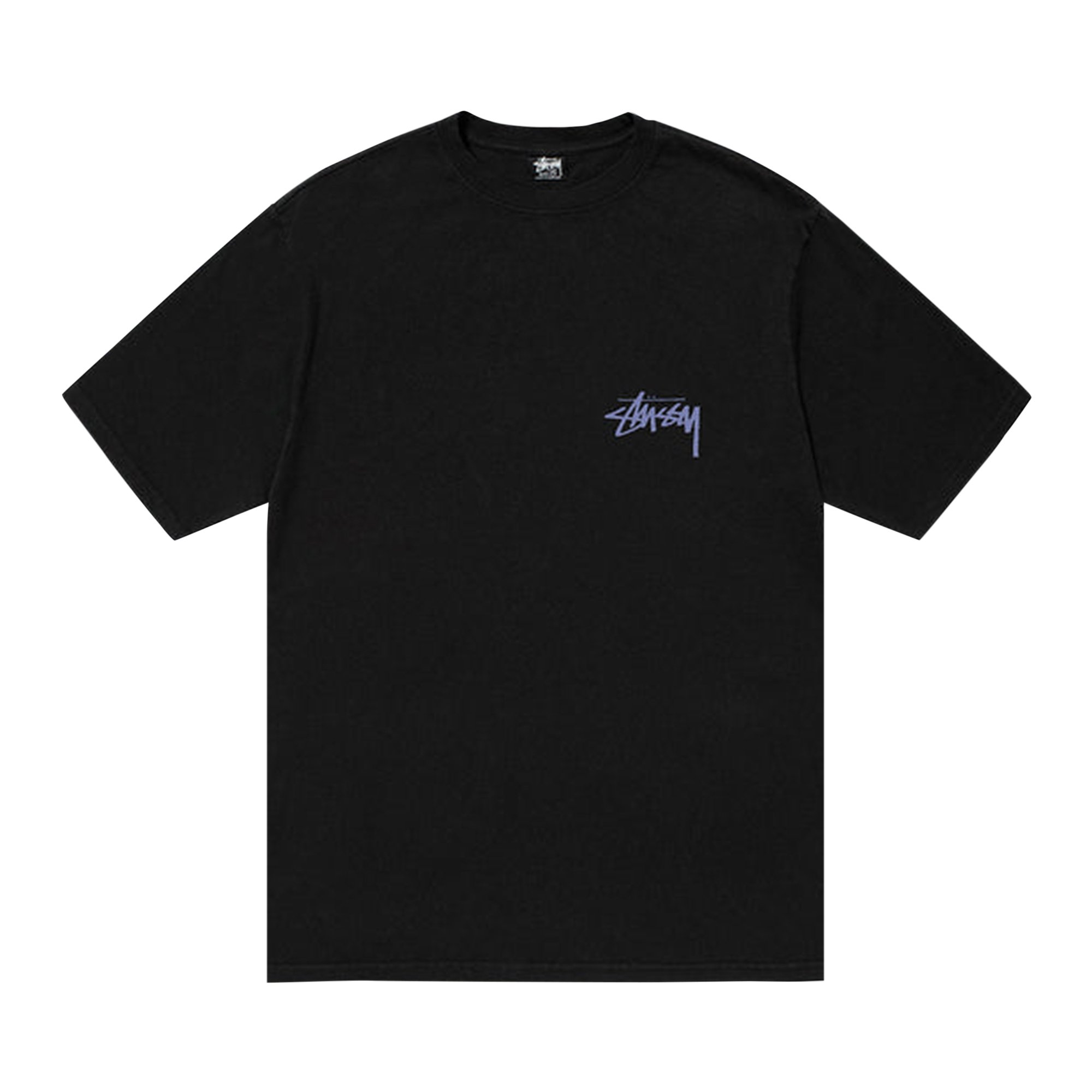 Stussy Skate Posse Pigment Dyed Tee 'Black'