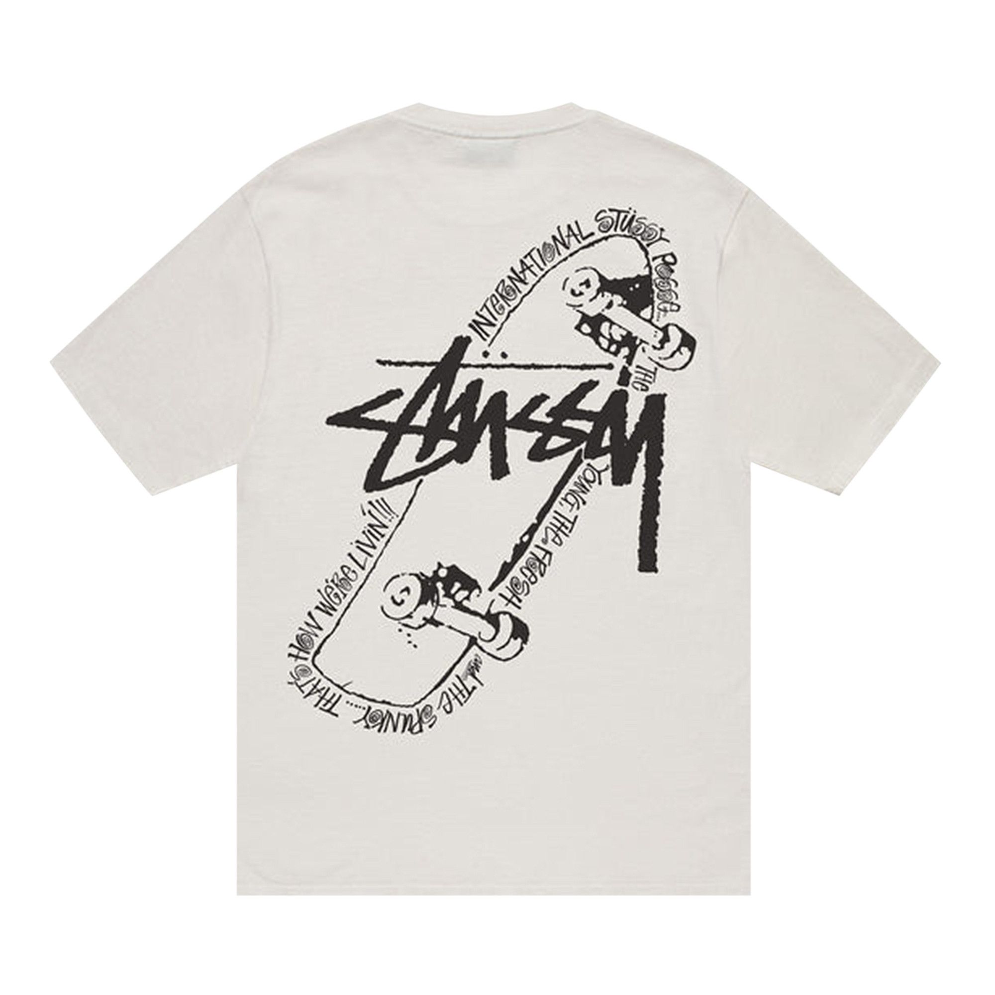 ★関税込★Stussy★Skate Posse Pigment Dyed T-Shirt Natural★ Stussy Skate Posse Pigment Dyed T-Shirt Natural | eBay