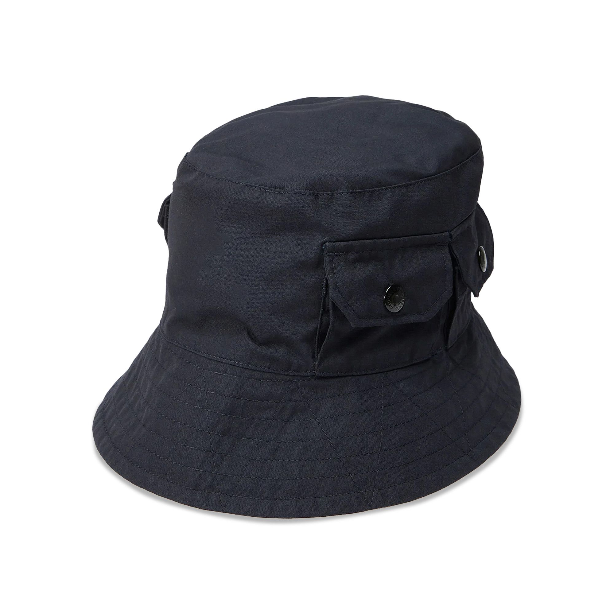 Buy Engineered Garments Poplin Explorer Hat 'Dark Navy