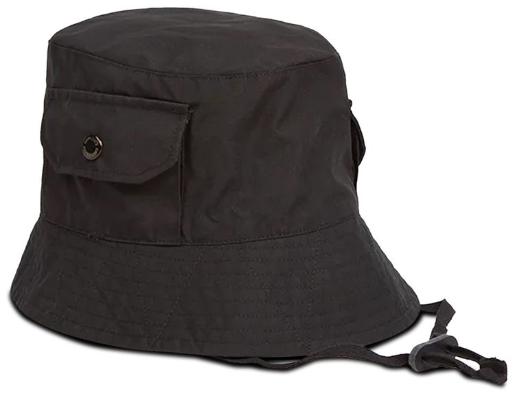 Engineered Garments Poplin Explorer Hat Black
