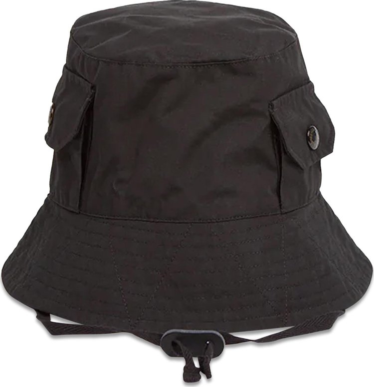 Engineered Garments Poplin Explorer Hat 'Black'