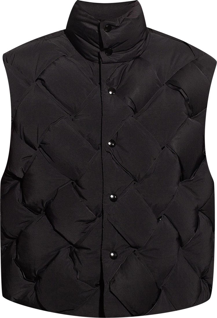 Bottega Veneta Tech Nylon Padded Vest 'Black'