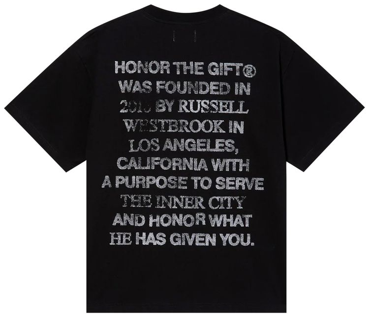 Honor The Gift 2016 Short Sleeve Tee Black