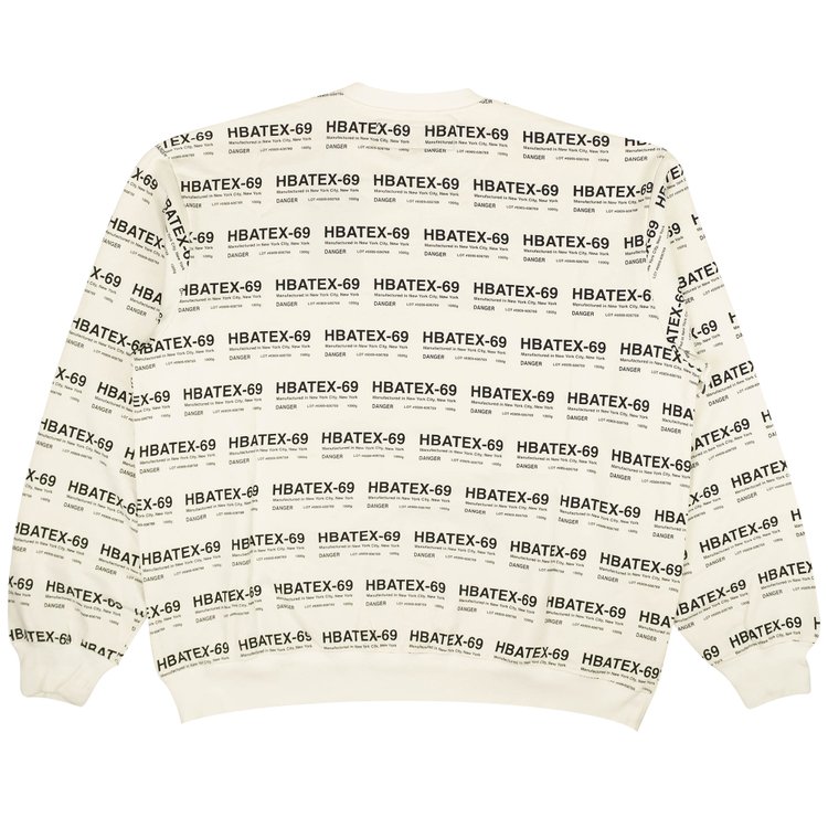 Hood By Air Printed Sweatshirt White