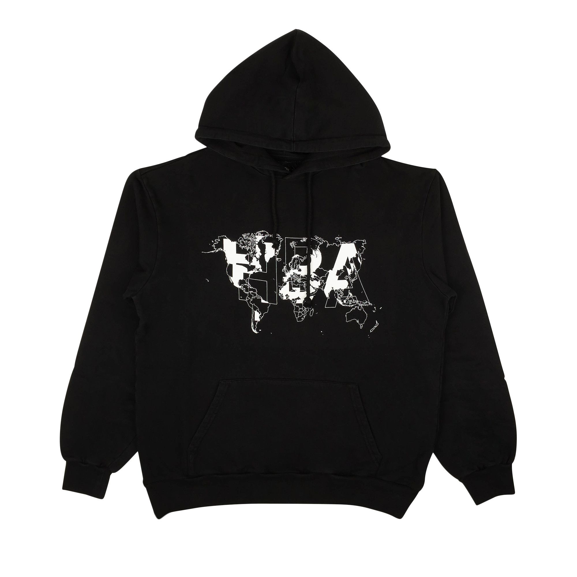 Buy Hood By Air Planisfero Hoodie Sweatshirt Black 2835 100000106PHS BLAC GOAT