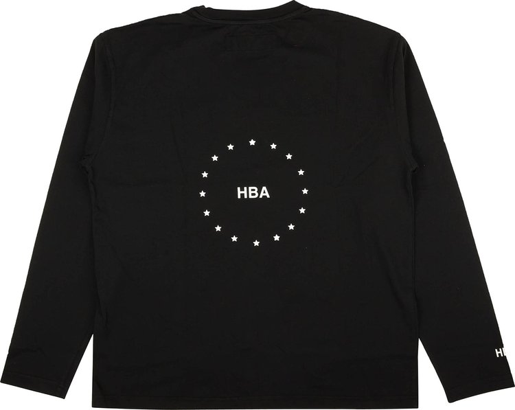 Hood By Air Stars Long Sleeve T Shirt Black