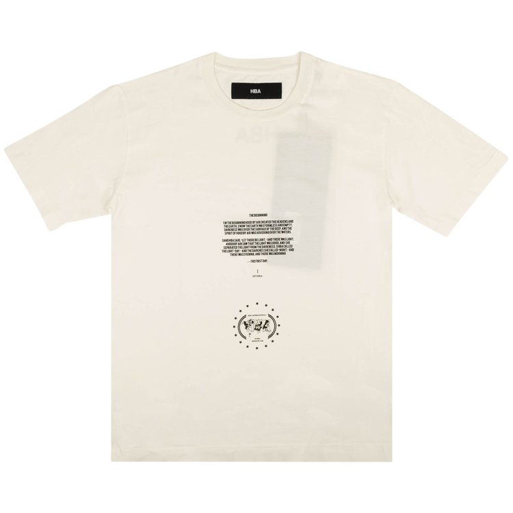 Hood By Air The Beginning Short-Sleeve T-Shirt 'White'