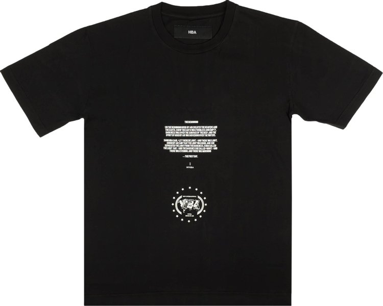 Hood By Air The Beginning Short Sleeve T Shirt Black