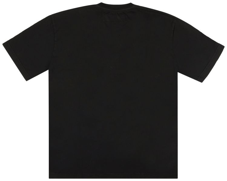 Hood By Air Red Logo Short Sleeve T Shirt Black