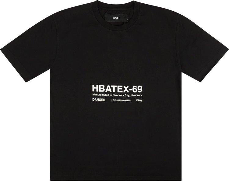 Hood By Air HBATEX 69 Short-Sleeve T-Shirt 'Black'