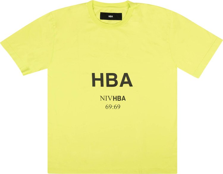 Hood By Air Logo Short-Sleeve T-Shirt 'Lime'