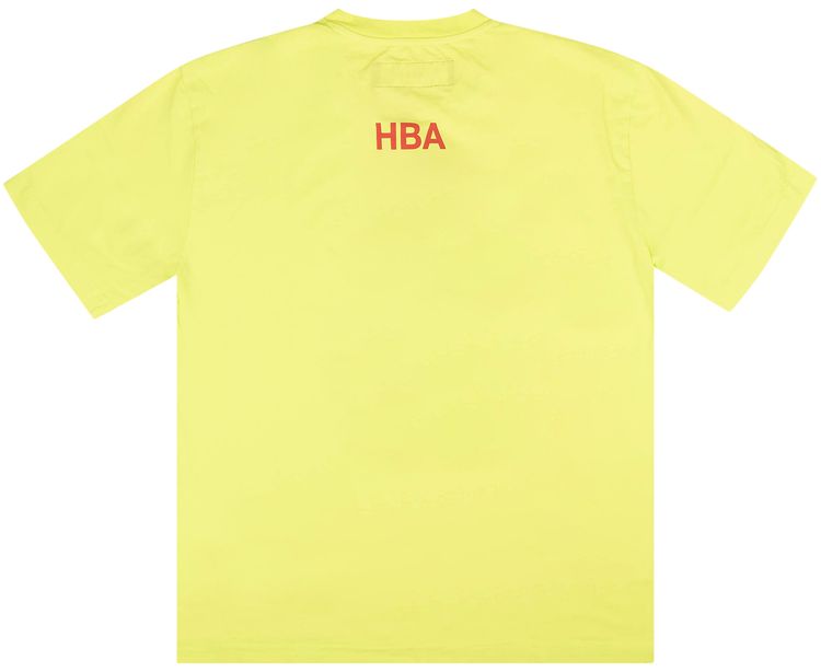 Hood By Air HBATEX Short Sleeve T Shirt Lime