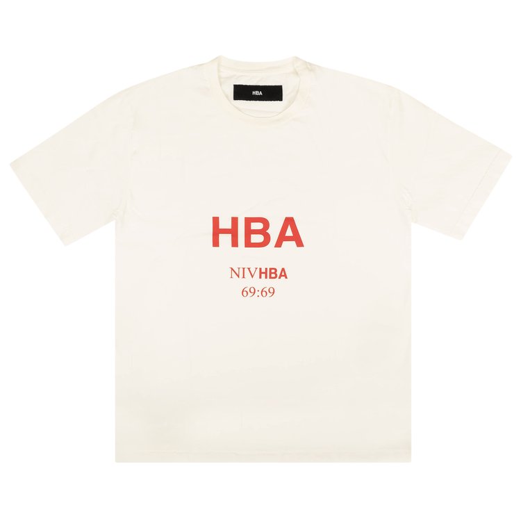 Hood By Air Red Logo Short-Sleeve T-Shirt 'White'