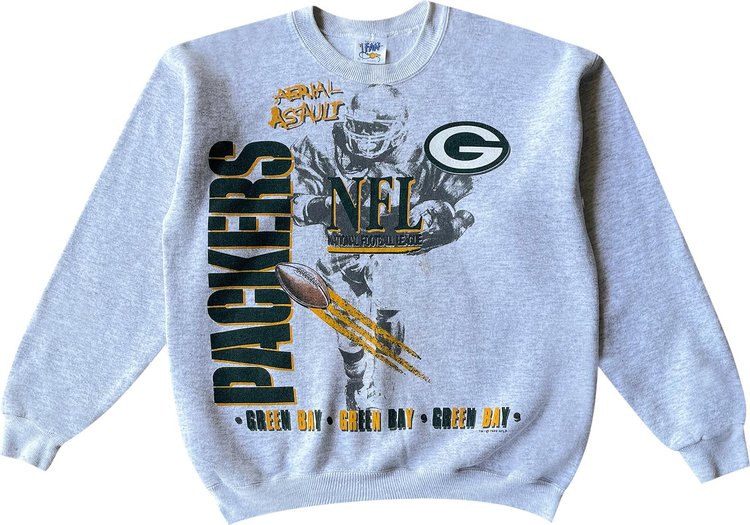 Vintage 1993 Green Bay Packers Aerial Assault Sweatshirt 'Grey'