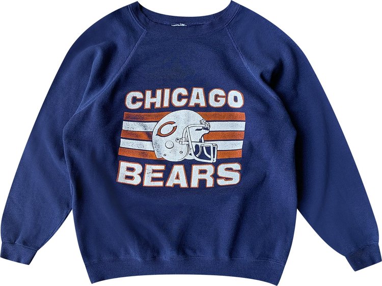 Vintage 1980s Chicago Bears Sweatshirt Navy