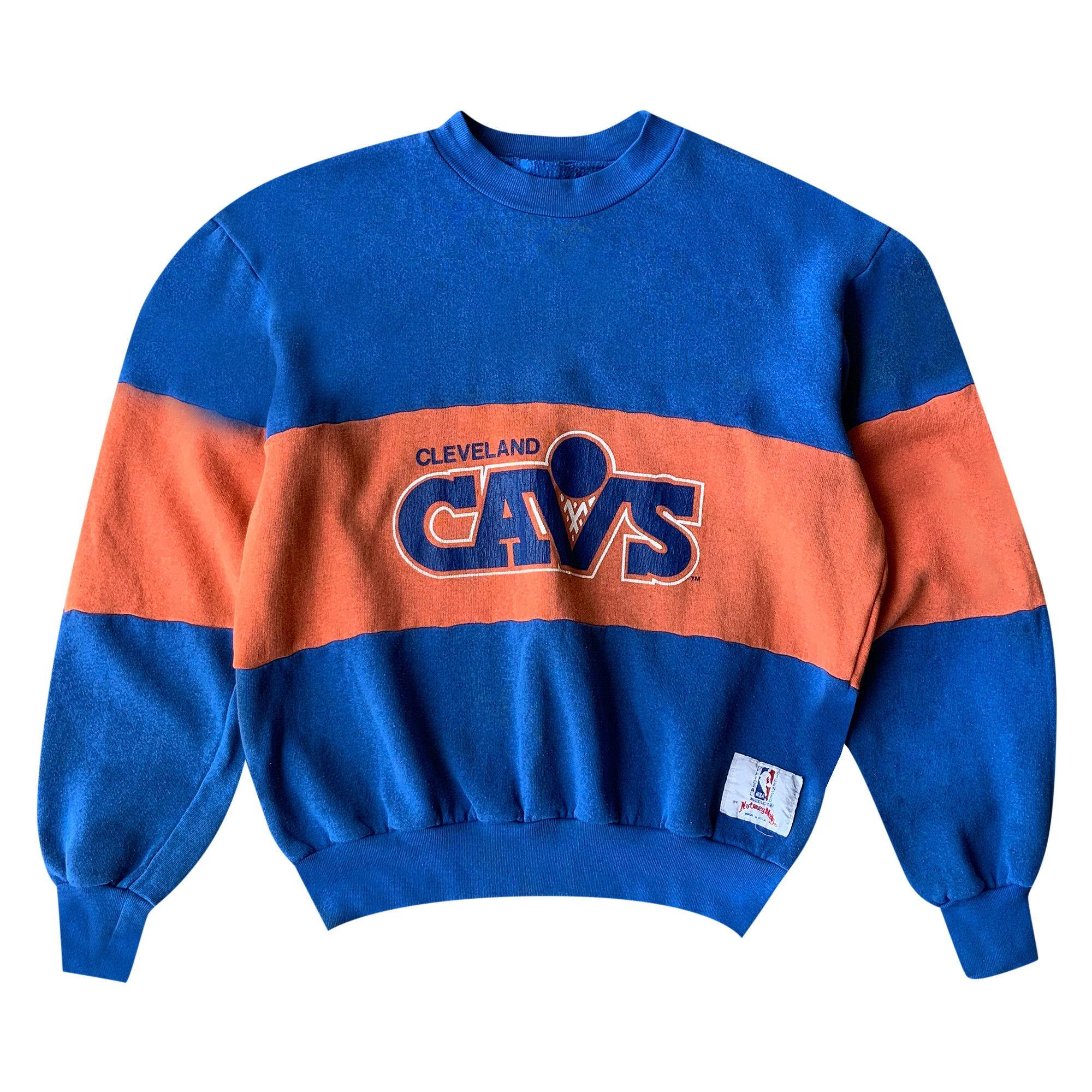 Buy Vintage 1990 s Cleveland Cavaliers Sweatshirt Blue Orange