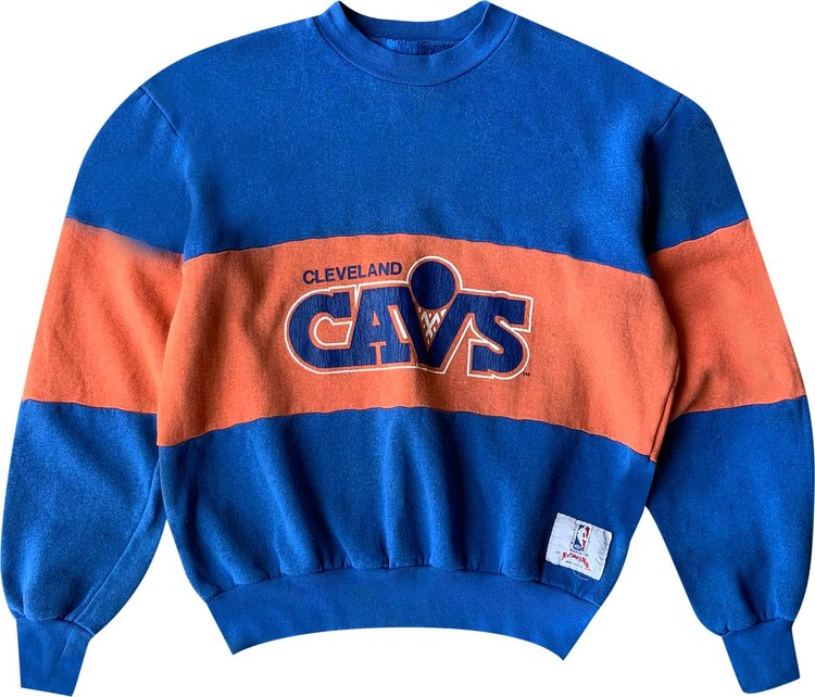 Vintage 1990's Cleveland Cavaliers Sweatshirt 'Blue/Orange'