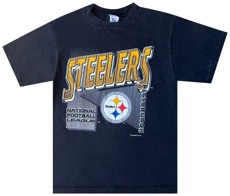 Vintage 1993 Pittsburgh Steelers Tee Black