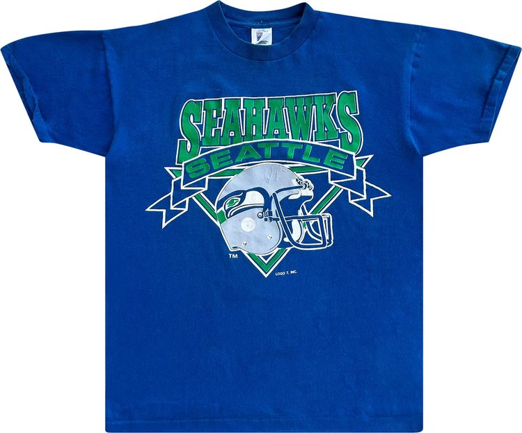 Vintage 1990's Seattle Seahawks Tee 'Blue'