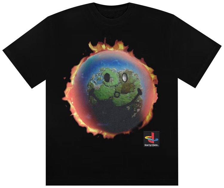 Cactus Jack by Travis Scott The Scotts World T Shirt Black